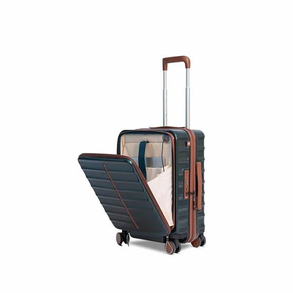 Polycarbonate (PC) 8 Spinner Wheel Odyssey Pro 20-Inch Lightweight Hard Shell Luggage Trolley Bag