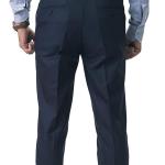 Formal Trouser with Expandable Waist for Men. Regular Fit, Flat Front, Premium Lycra Fabric