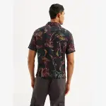 Levis-Men's Resort Collar Floral Relaxed Fit Camp Shirt