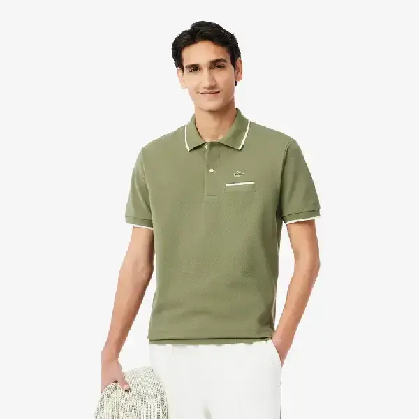 POLO-Classic Fit Pocket Accent L.12.12 Polo Shirt