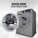 Panasonic-7 Kg 5 Star Fully-Automatic Front Loading Washing Machine (NA-147MH2L01, Dark Silver, Drynamic Spin, Steam Care, Baby Care)