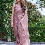 Women's Latest Chiffon Batik Printed Saree with Blouse Piece