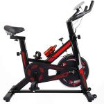 Indoor Cycling Bike, Silent Belt Drive Exercise Bike Stationary Bicycle with Steel Flywheel