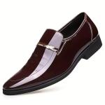 Mens 9564 Centrino Men Glossy Formal Shoes |Slip-On Design with Cushioned Insole for Comfort