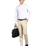 Stylish Slim Fit Polyester Formal Pant for Men | Mens Fashion Pin Checks Wear Dress Trousers