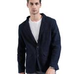 Men's Navy Slim Blazer