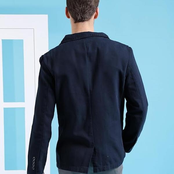 Men's Navy Slim Blazer