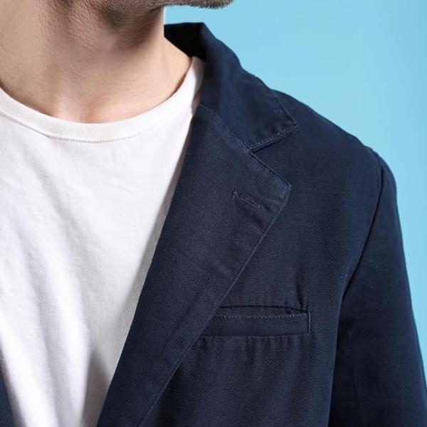 Men's Navy Slim Blazer