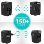 Universal Travel Adapter, International All in One Worldwide
