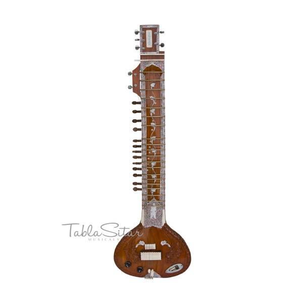 Tablasitar-Maharaja Musicals Electric Sitar, Kharaj Pancham, Vol. & Tone Controls, Latest Studio Edition - No. 118