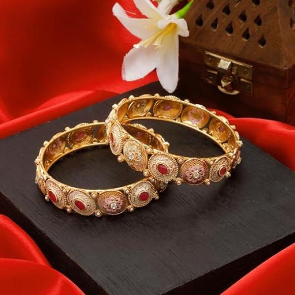 Jewellery for women Traditional Gold Plated Jewelry Bracelet Bangles for Women and Girls