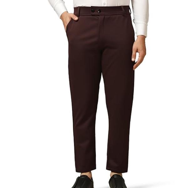 Men's Formal Trousers || Slim Fit Men's Wear Trousers || Stretchable Formal Trousers