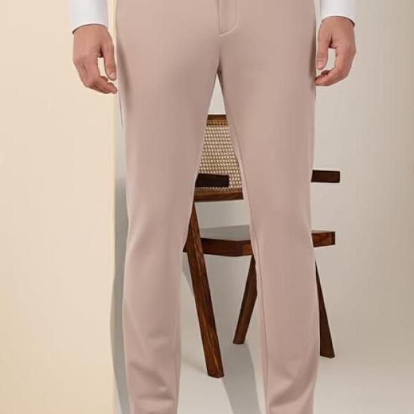 Premium 4-Way Comfort Stretch Formal Trousers