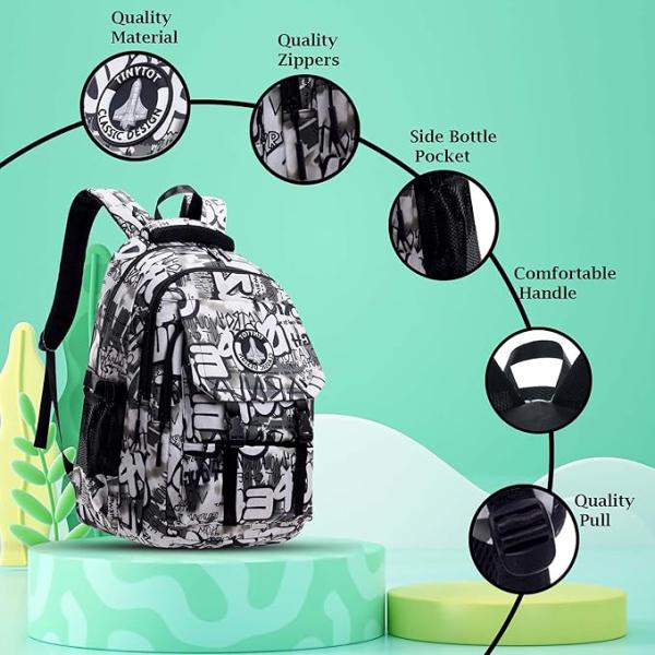 30 Litre School Bag Water-Resistant Laptop& Travel Backpack