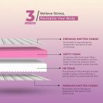 Orthopedic - Dual Foam 3 Layers Hypoallergenic & Breathable Fabric | Tape Edge 4 inch Double High Resilience (HR) Foam Mattress (72X48X04 Inches) | Grey & White