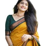 Women's Kanjivaram Soft Silk Saree For Wedding Banarasi Style Sari With Blouse Piece
