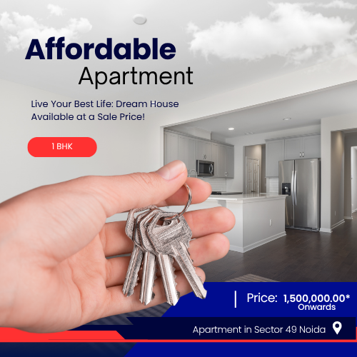 Affordable 1 BHK Apartment in Sector 49 Noida