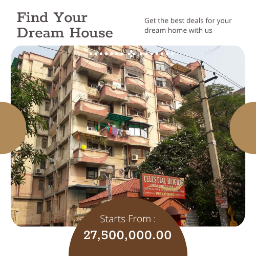 3 BHK Flat for Sale in Celestial Heights, Sector 2 Dwarka, New Delhi