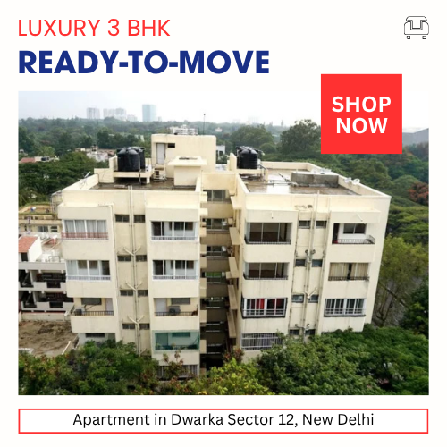 Luxury 3 BHK Ready-to-Move Apartment in Dwarka Sector 12, New Delhi